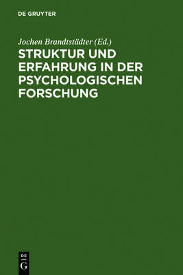 【预订】Struktur und Erfahrung in der psychologischen Forschung 9783110105018