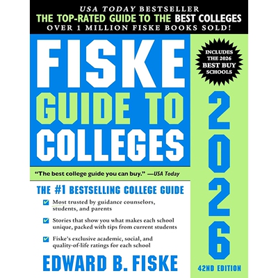 现货 费思克大学择校指南 2026年版 英文原版 北美留学选校参考 Fiske Guide to Colleges 2026