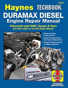 Duramax for Engine Haynes Vans Diesel Trucks GMC 9781620923849 Techbook Chevrolet 预订