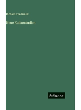 预订 Neue Kulturstudien: 9783563943809