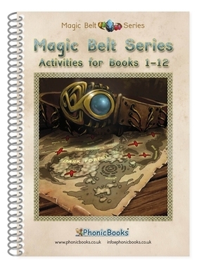 预订 Phonic Books Magic Belt Activities: Adjacent consonants and consonant digraphs, suffixes -ed and -ing 自然拼读魔法