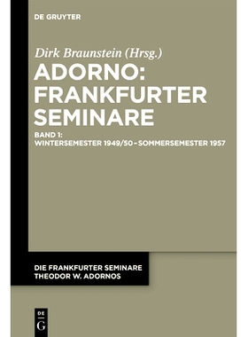 预订 Wintersemester 1949/50 – Sommersemester 1957 1949/50冬季学期--1957年夏季学期（德语）: 9783110705492