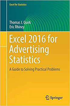 【预售】Excel 2016 for Advertising Statistics