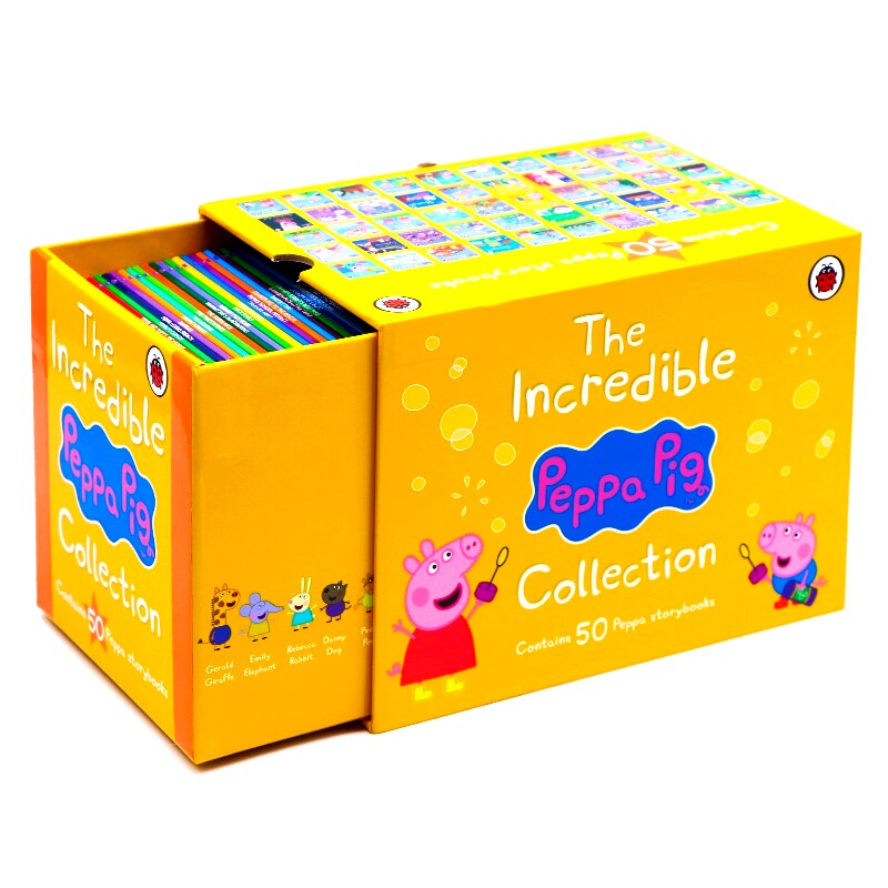 小猪佩奇50册全套黄盒子Peppa Pig 1-50 Collection Yellow: 9780241475379