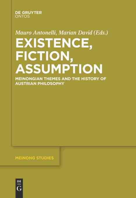 [预订]Existence, Fiction, Assumption 9783110451368
