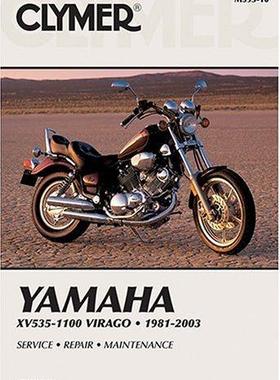 [预订]Clymer XV535-1100 Virago 1981-2003 9780892879076