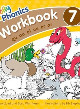 预订 Jolly Phonics Workbook 7: in Precursive Letters (British English edition) Jolly Phonics 练习册 7：Precursive Letter