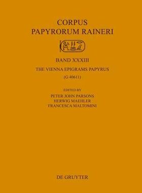 [预订]The Vienna Epigrams Papyrus 9783110354522