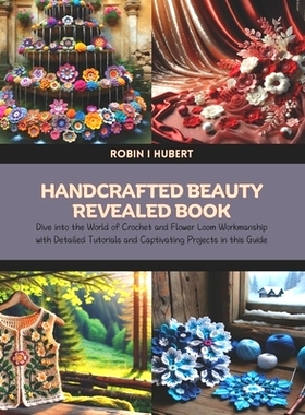预订 Handcrafted Beauty Revealed Book: Dive into the World of Crochet and Flower Loom Workmanship with Detailed Tutorial