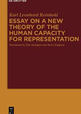 【预订】Essay on a New Theory of the Human Capacity for Representation 9783110481778