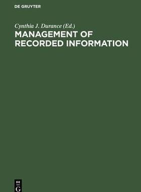 [预订]Management of Recorded Information 9783598108976
