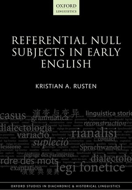 【预订】Referential Null Subjects in Early English