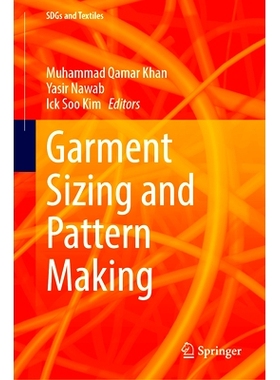 预订 Garment Sizing and Pattern Making 服装尺码及样板制作: 9789819776825