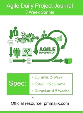预订 Agile Daily Project Journal: 3 Week Sprints: 9798578063930
