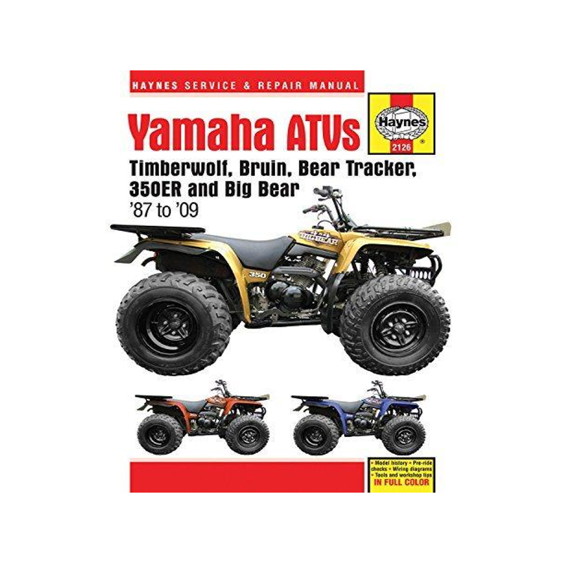 [预订]Yamaha ATVs (87 - 09) Haynes Repair Manual 9781620921135