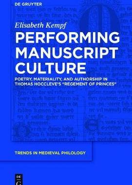 [预订]Performing Manuscript Culture 9783110522457