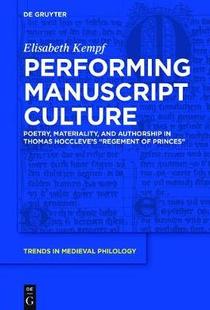 Culture Manuscript 预订 9783110522457 Performing