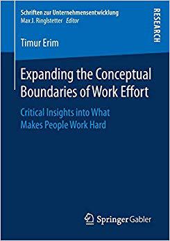 【预售】Expanding the Conceptual Boundaries of Work Effort