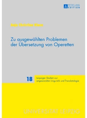 预订 Zu ausgewählten Problemen der Übersetzung von Operetten: 9783631713556