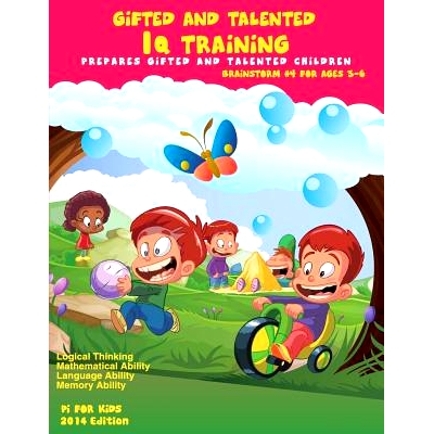 预订 Gifted and Talented: IQ Training: Brainstorm: IQ Training test workbook for ages 3-6: 9781500720445
