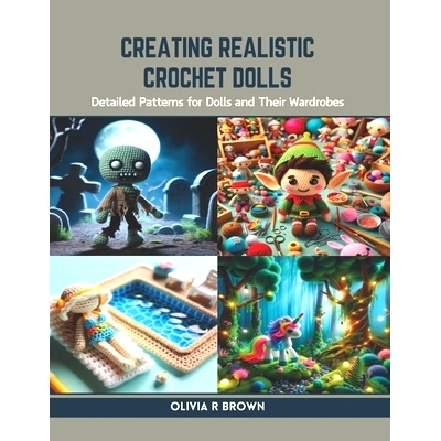 预订 Creating Realistic Crochet Dolls: Detailed Patterns for Dolls and Their Wardrobes: 9798873603848
