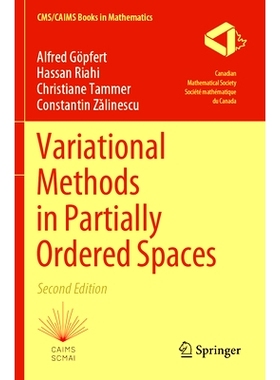 预订 Variational Methods in Partially Ordered Spaces 部分有序空间的变分方法 第2版: 9783031365362