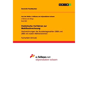 预订 Statistische Verfahren Zur Wahlhochrechnung: 9783656334903