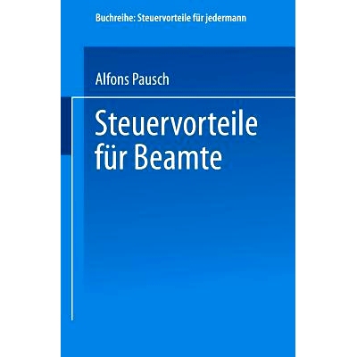预订 Steuervorteile für Beamte: 9783663147398