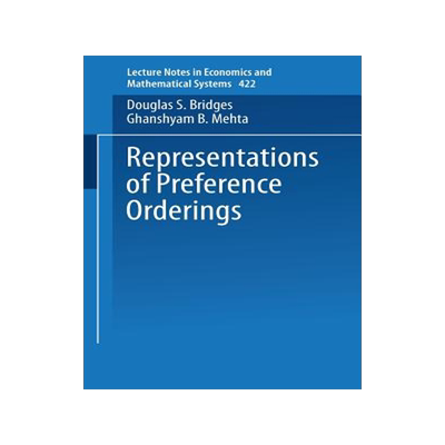 预订 Representations of Preferences Orderings