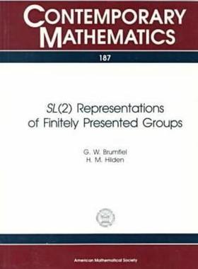 [预订]SL2 Representations of Finitely Presented Groups 9780821804162