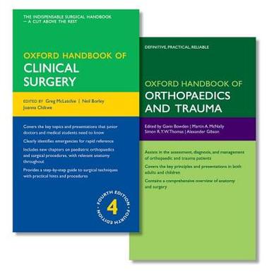 预订 Oxford Handbook of Clinical Surgery and Oxford Handbook of Orthopaedics and Trauma