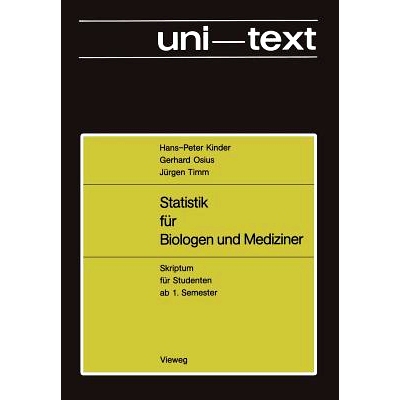 预订 Statistik für Biologen und Mediziner: 9783528033439