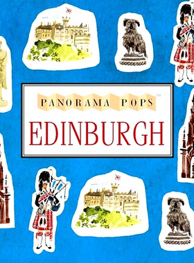 现货 Edinburgh: Panorama Pops 爱丁堡：全景立体旅行系列 英文原版