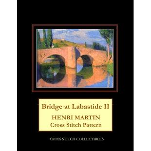 Martin 9798578532924 Pattern Stitch Cross Henri Labastide Bridge 预订