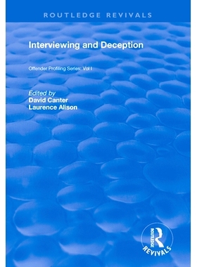 预订 Interviewing and Deception 面试与欺骗: 9781138369719