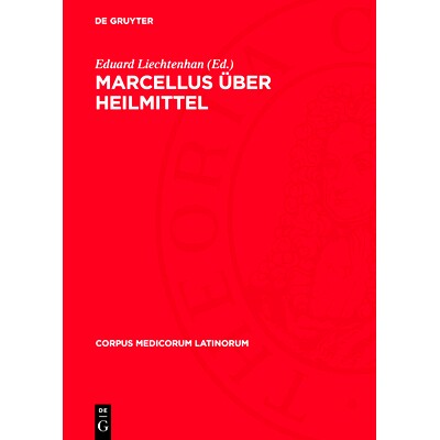 预订 Marcellus Über Heilmittel: 9783112721643