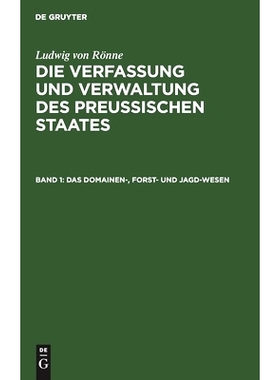 预订 Das Domainen-, Forst- und Jagd-Wesen: 9783111055299