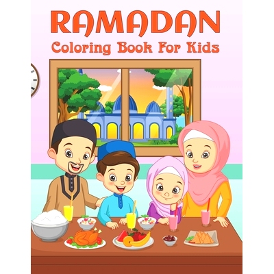 预订 Ramadan Coloring Book For Kids: A Fun and Educational Coloring Book with 50 Simple and Easy Colouring Pages For Tod