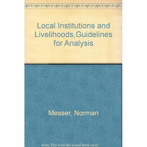 预订 Local Institutions and Livelihoods,Guidelines for Analysis: 9789251050491