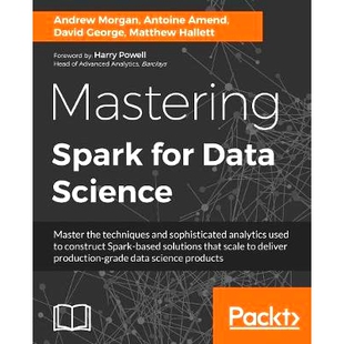 for Data Science 预订 数据科学 Spark 掌握 9781785882142 Mastering