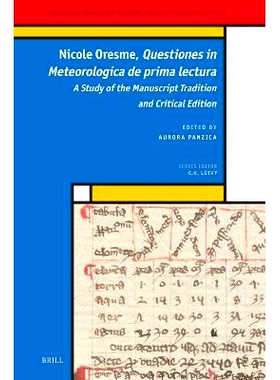 预订 Nicole Oresme,  Questiones in Meteorologica de prima lectura: Critical Edition and Study of the Manuscript Traditio
