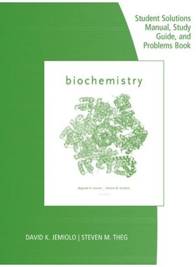 【预订】Study Guide with Student Solutions Manual and Problems Book for Garrett/Grisham’s Bioc 9781305882409