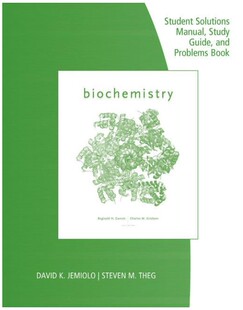 Problems Bioc for Solutions Student Book Manual 预订 Guide Study Grisham’s 9781305882409 Garrett with and