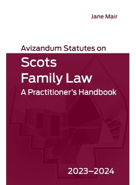 预订 Avizandum Statutes on Scots Family Law:  