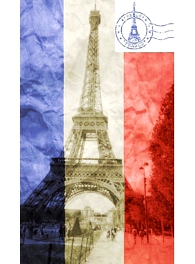 预订 Eiffel Tower French Flag vintage creative blank Journal: Eiffel Tower French Flag vintage creative blank Journal: 9