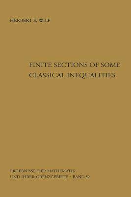 预订 Finite Sections of Some Classical Inequalities