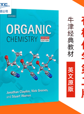 现货 英文原版 有机化学 Organic Chemistry 第二版 牛津经典教材 Oxford University Jonathan Clayden