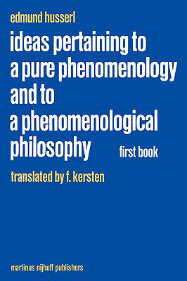 预订 Ideas Pertaining to a Pure Phenomenology and to a Phenomenological Philosophy