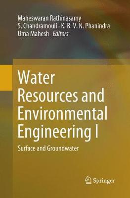 【预订】Water Resources and Environmental Engineering I: Surface and Groundwater