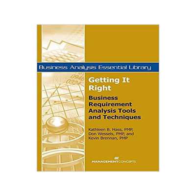 [预订]Getting It Right: Business Requirement Analysis Tools and Techniques 9781567262117
